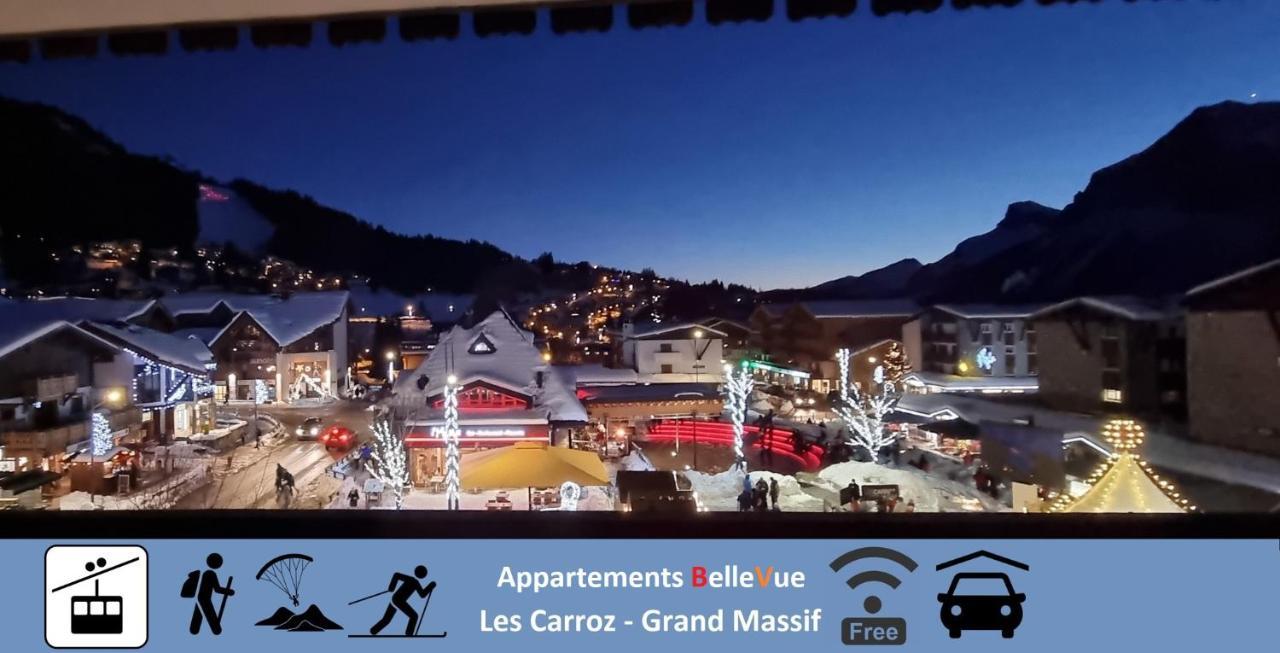 Bellevue Centre, Wifi, Mountain View Apartment Les Carroz d'Araches Exterior foto