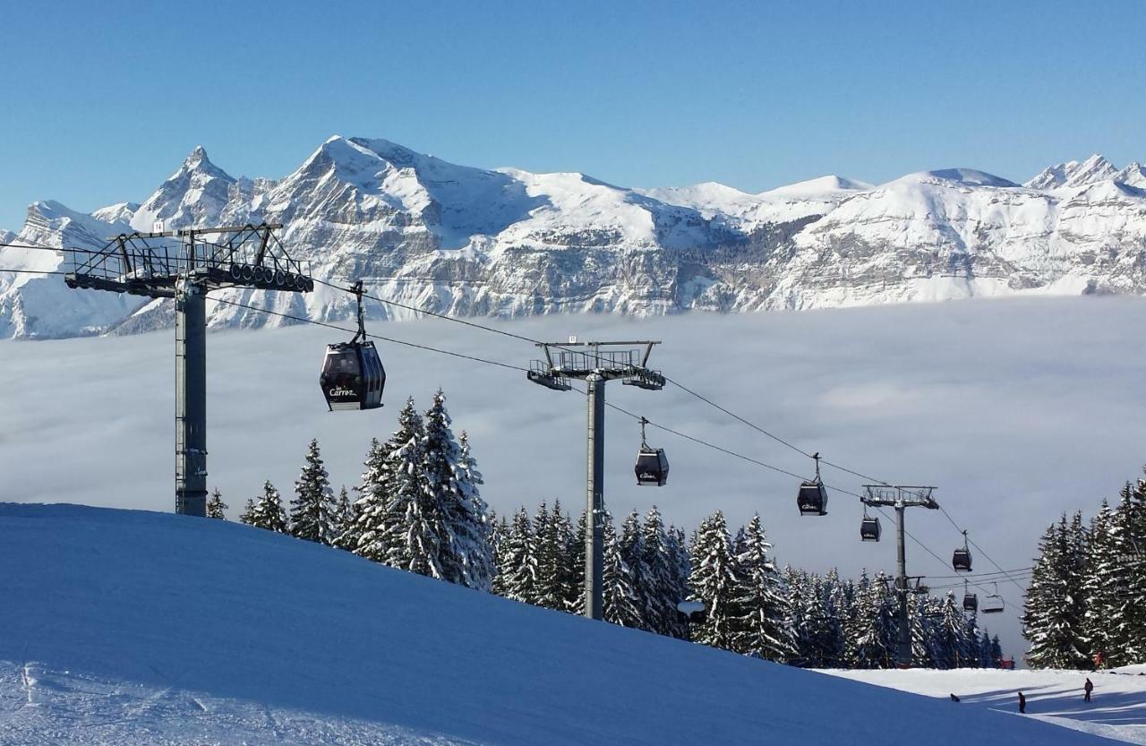 Bellevue Centre, Wifi, Mountain View Apartment Les Carroz d'Araches Exterior foto