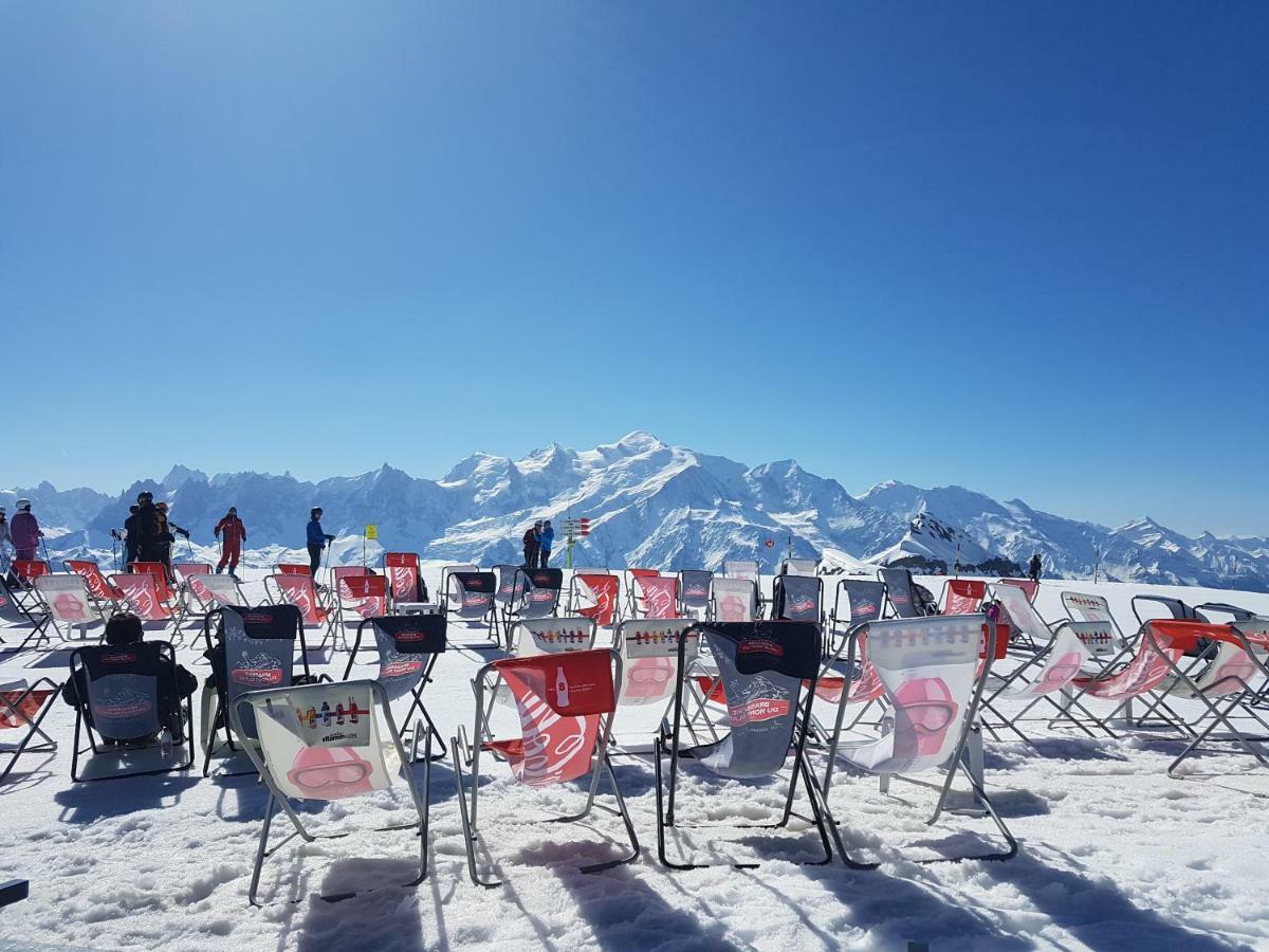 Bellevue Centre, Wifi, Mountain View Apartment Les Carroz d'Araches Exterior foto